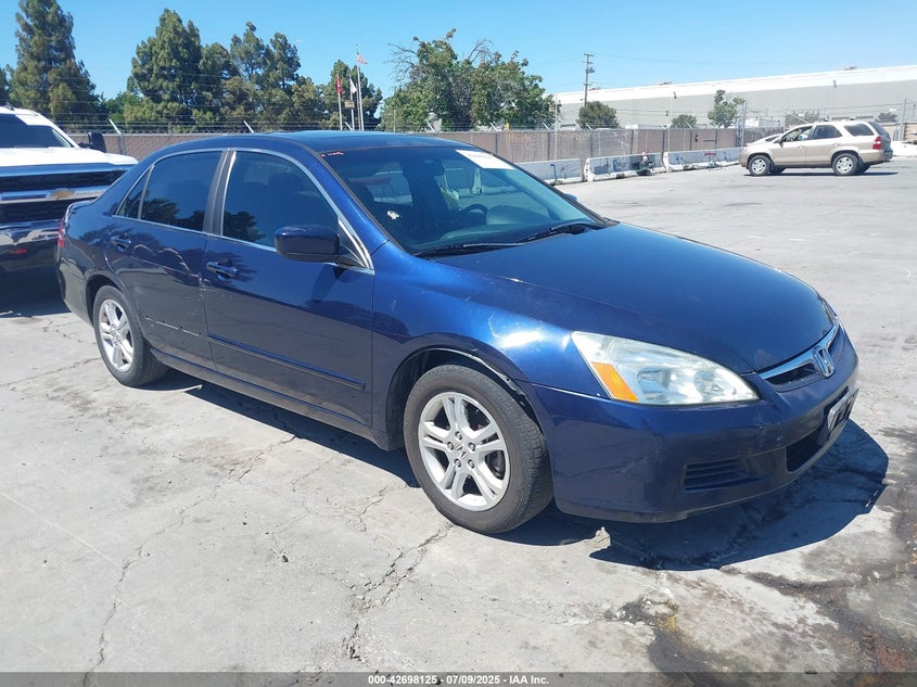 1HGCM567X7A101345 2007 Honda Accord 2.4 Ex auction photo 1