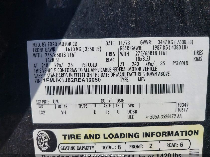 2024 Ford Expedition - 1FMJK1J82REA10050