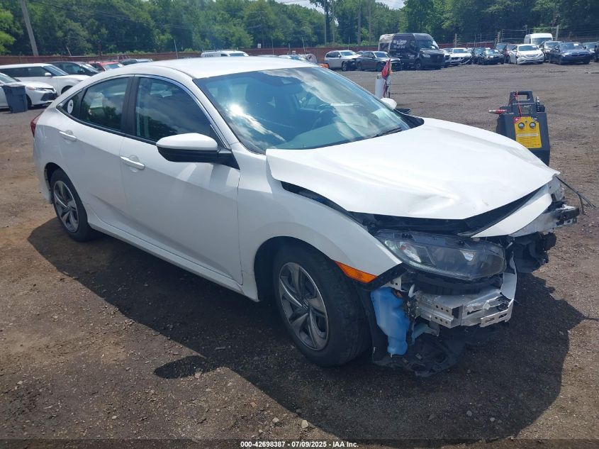 2020 Honda Civic Lx VIN: 2HGFC2F63LH595405 Lot: 42698387