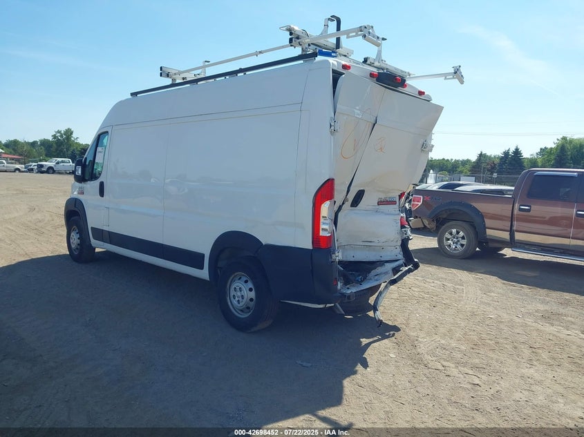 Vin: 3c6trvdg3le103617, lot: 43191598, ram promaster 2500 high roof 159 wb 20203
