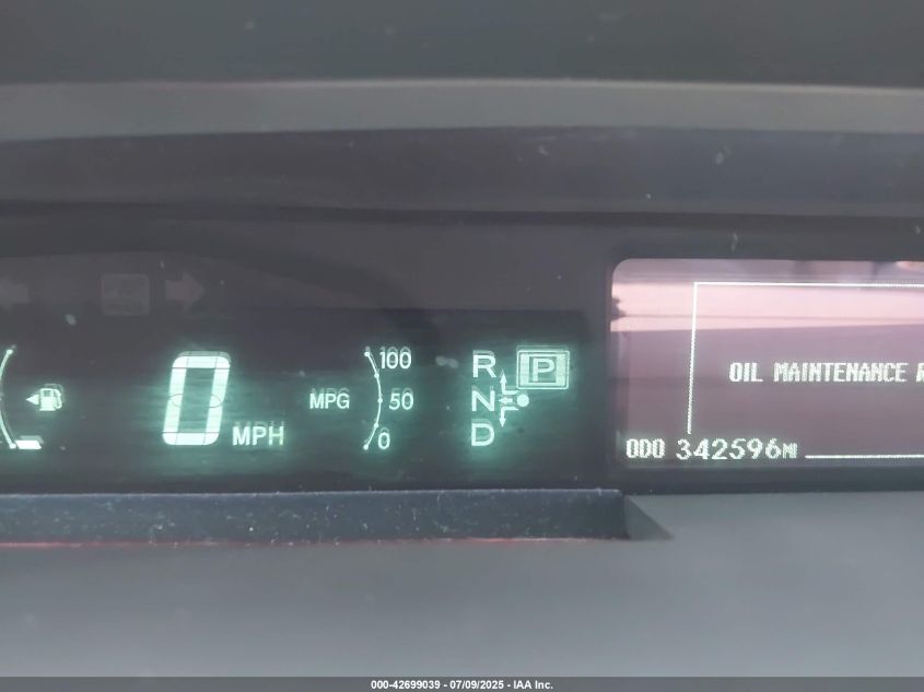 2010 Toyota Prius Iv VIN: JTDKN3DUXA0098304 Lot: 42699039