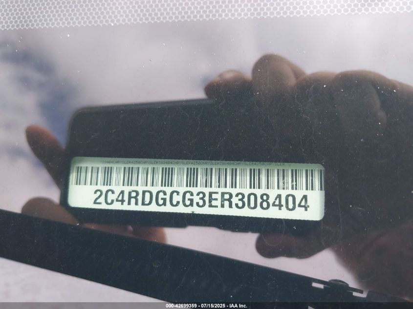 2014 Dodge Grand Caravan Sxt 30Th Anniversary VIN: 2C4RDGCG3ER308404 Lot: 42699359
