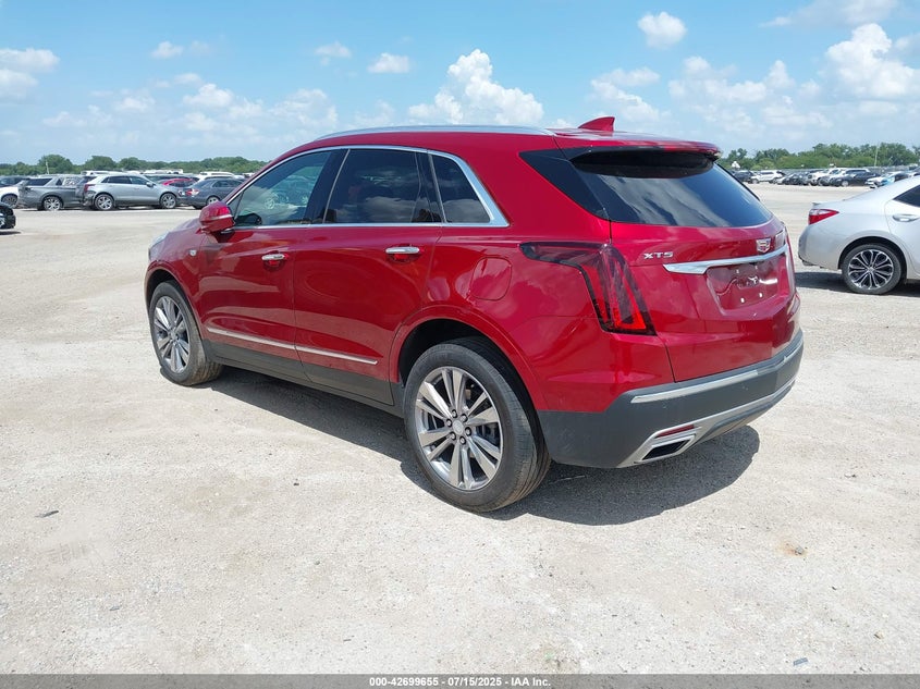 Vin: 1gykncrs9sz104608, lot: 43192801, cadillac xt5 fwd premium luxury 20253
