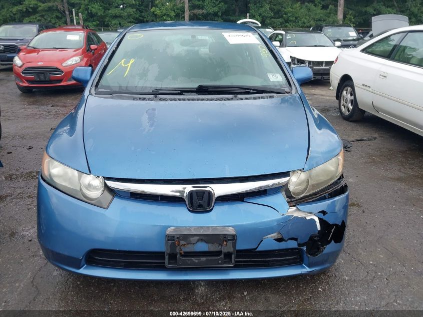 2007 Honda Civic Lx VIN: 1HGFA16547L076623 Lot: 42699699