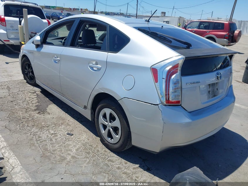 2012 TOYOTA PRIUS VIN: JTDKN3DU8C5423117