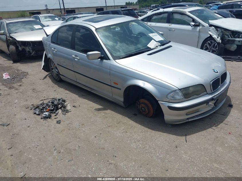1999 BMW 323I silver sedan gasoline WBAAM3338XCD56950 photo #1