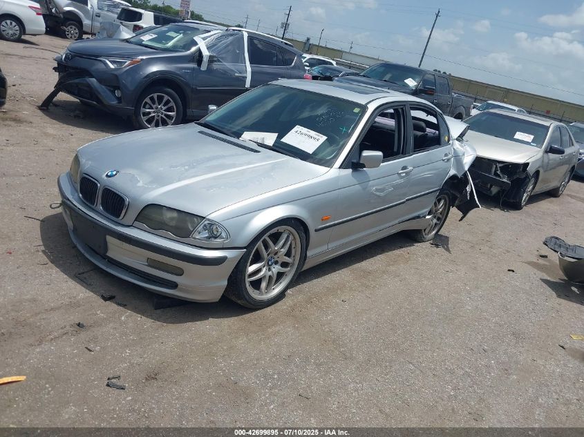 1999 BMW 323I silver sedan gasoline WBAAM3338XCD56950 photo #3
