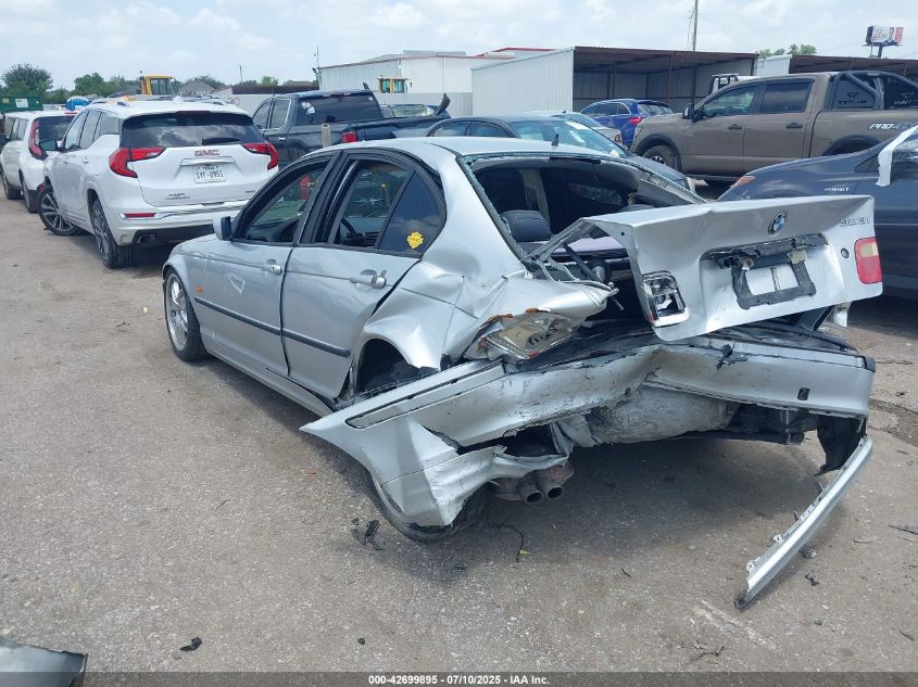 1999 BMW 323I silver sedan gasoline WBAAM3338XCD56950 photo #4