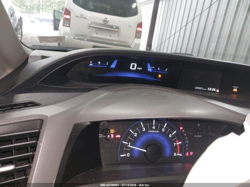 2012 Honda Civic Lx VIN: 19XFB2F56CE392626 Lot: 42700401