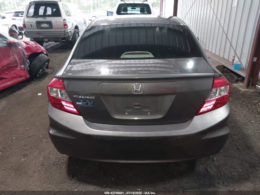 2012 Honda Civic Lx VIN: 19XFB2F56CE392626 Lot: 42700401