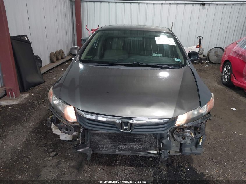 2012 Honda Civic Lx VIN: 19XFB2F56CE392626 Lot: 42700401