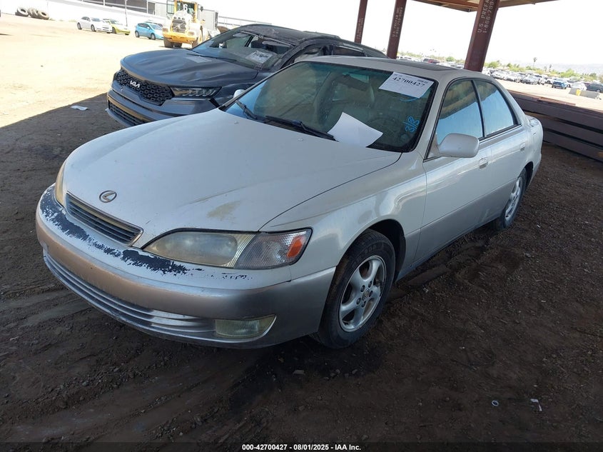 1997 Lexus Es 300 white sedan gasoline JT8BF22G9V0073256 photo #3