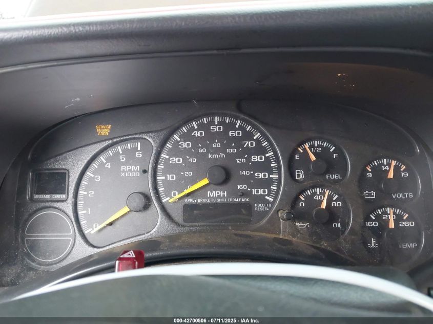 2001 Chevrolet Silverado 1500 Ls VIN: 2GCEC19V811224138 Lot: 42700506