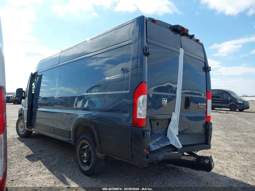 2022 Ram Promaster 3500 Cargo Van High Roof 159 Wb Ext VIN: 3C6MRVJG7NE112350 Lot: 42700574