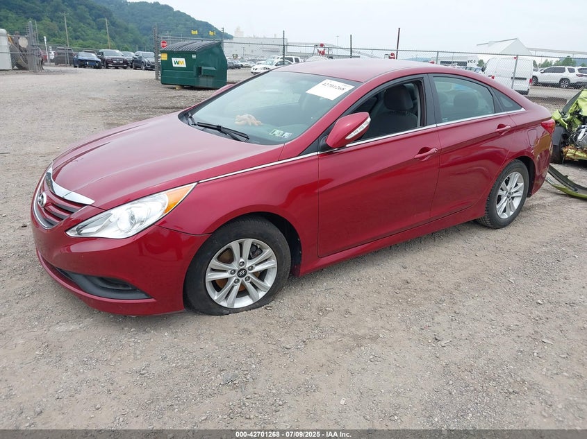 2014 HYUNDAI SONATA GLS - 5NPEB4AC9EH851949