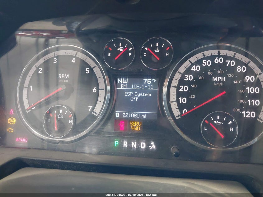 2009 Dodge Ram 1500 Slt/Sport/Trx VIN: 1D3HV18T49S775791 Lot: 42701529