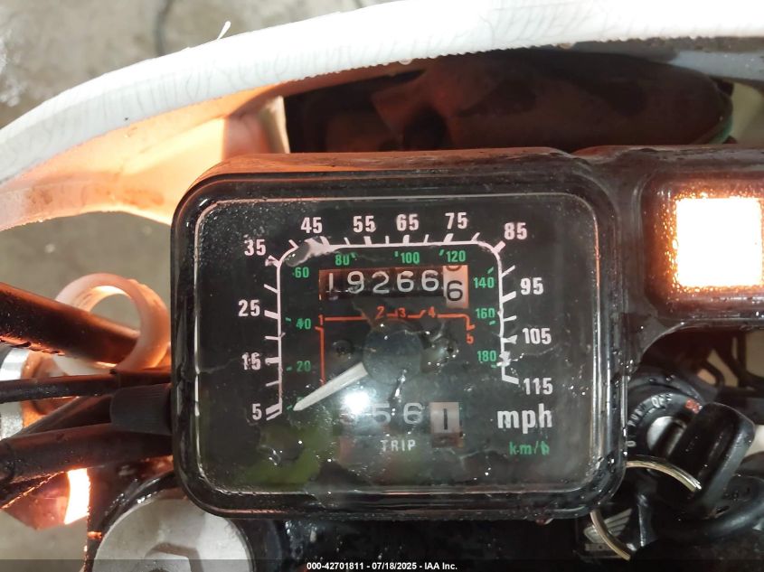 1999 Honda Xr650 L VIN: JH2RD0607XK700042 Lot: 42701811