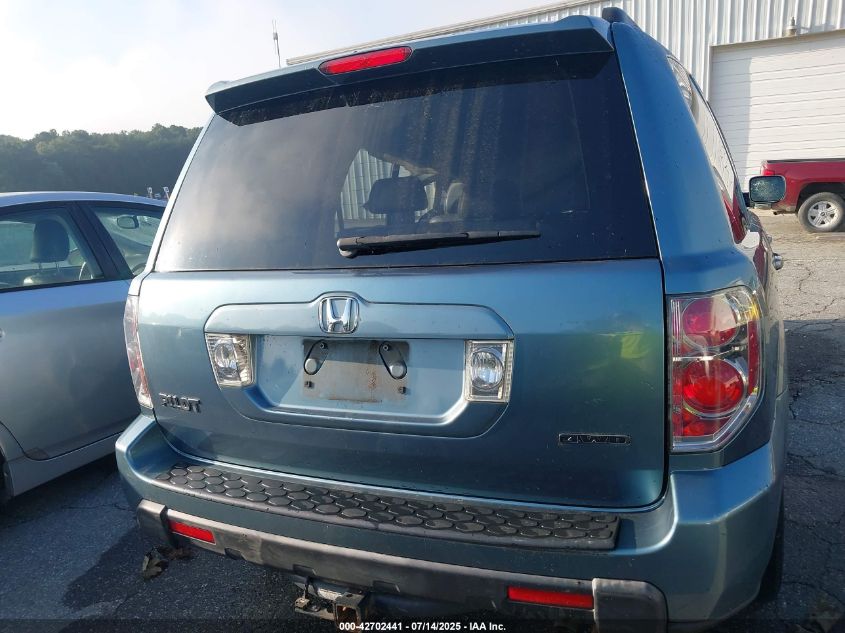 2007 Honda Pilot Ex-L VIN: 5FNYF18627B006717 Lot: 42702441