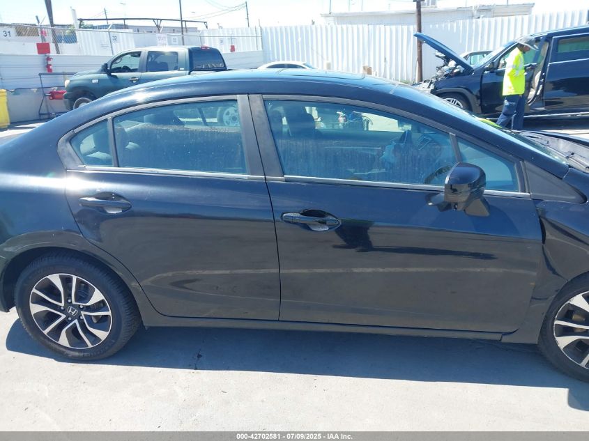 2015 Honda Civic Ex VIN: 2HGFB2F8XFH554424 Lot: 42702581