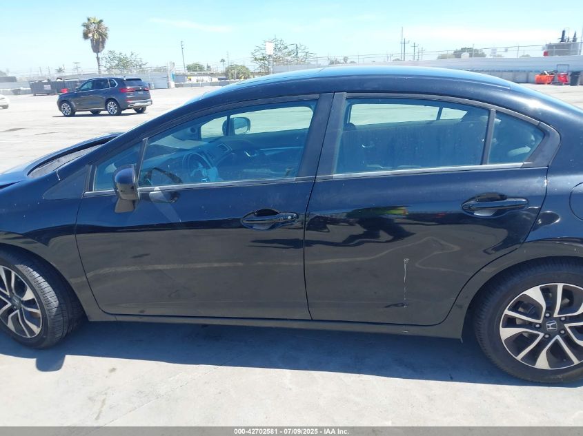 2015 Honda Civic Ex VIN: 2HGFB2F8XFH554424 Lot: 42702581