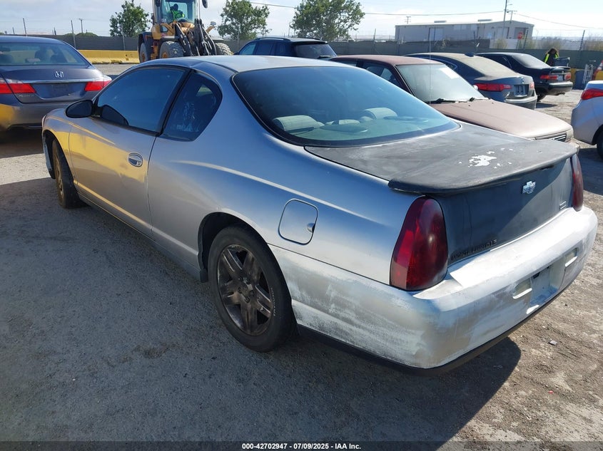 2007 CHEVROLET MONTE CARLO VIN: 2G1WJ15K179126254