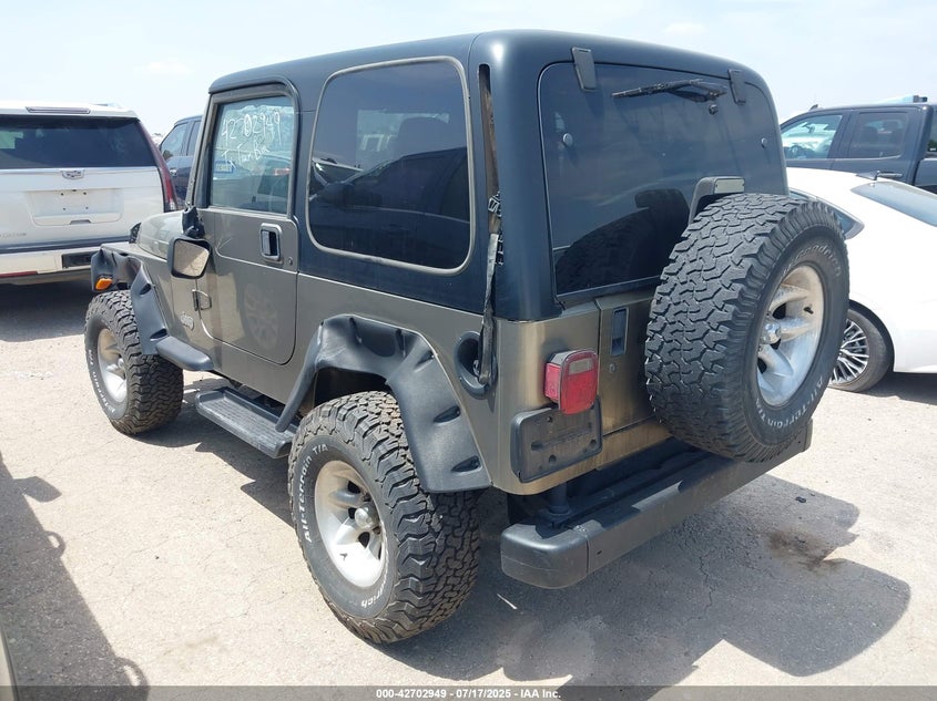 2003 Jeep Wrangler Sport beige other gasoline 1J4FA49S03P326437 photo #4