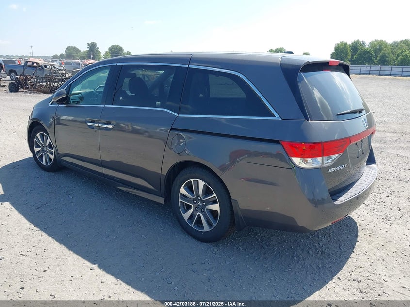 Vin: 5fnrl5h90gb022882, lot: 43196335, honda odyssey touring/touring elite 20163