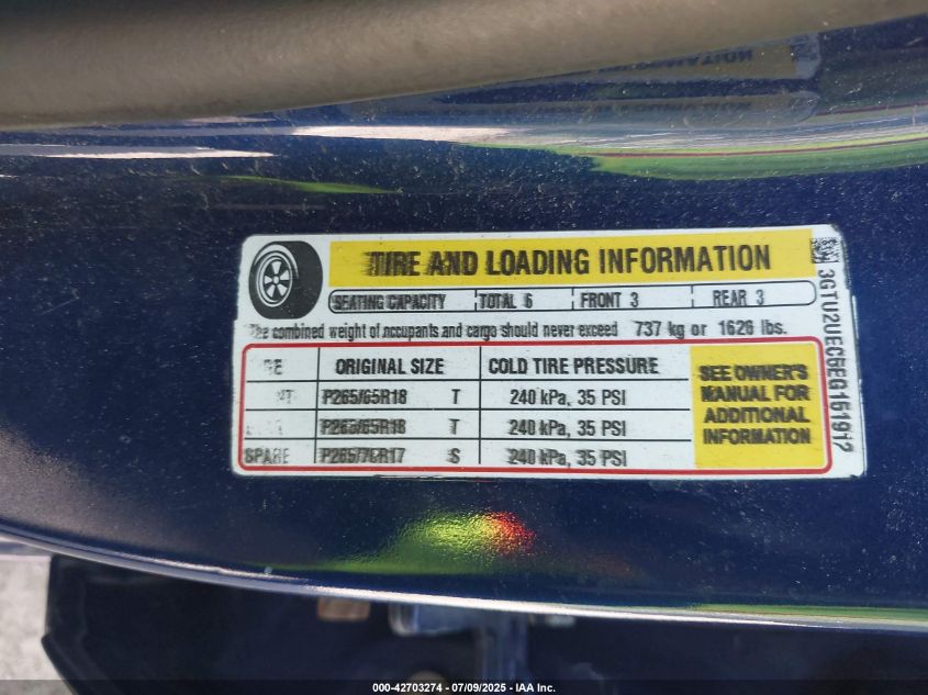 2014 GMC SIERRA 1500 SLE - 3GTU2UEC5EG151912