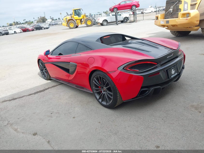 Vin: sbm13daa1hw004116, lot: 43196751, mclaren 570s 20173
