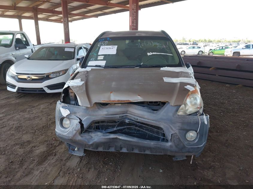 2006 Honda Cr-V Lx VIN: JHLRD78586C043032 Lot: 42703647