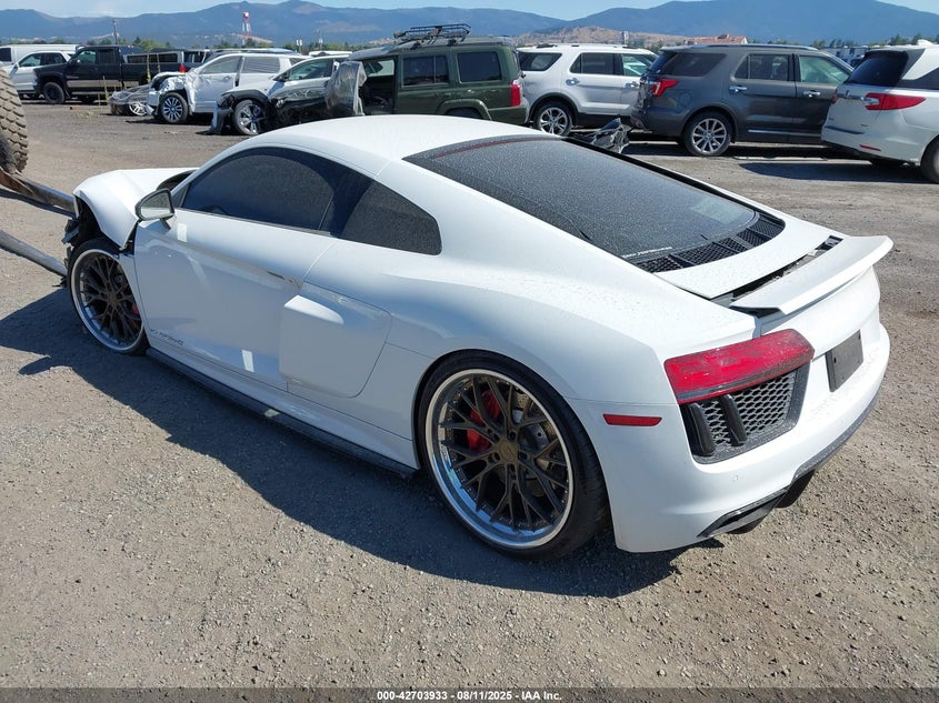 Vin: wuabaafx1j7901910, lot: 43197080, audi r8 5.2 v10 20183
