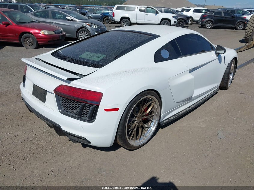 Vin: wuabaafx1j7901910, lot: 43197080, audi r8 5.2 v10 20184