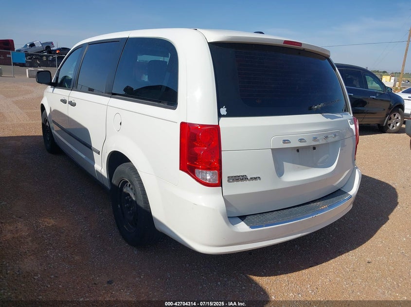 Vin: 2c4rdgbg9cr243444, lot: 43197461, dodge grand caravan se/avp 20123