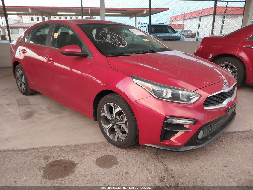 Vin: 3kpf24ad6ke012984, lot: 43197714, kia forte lxs 20191