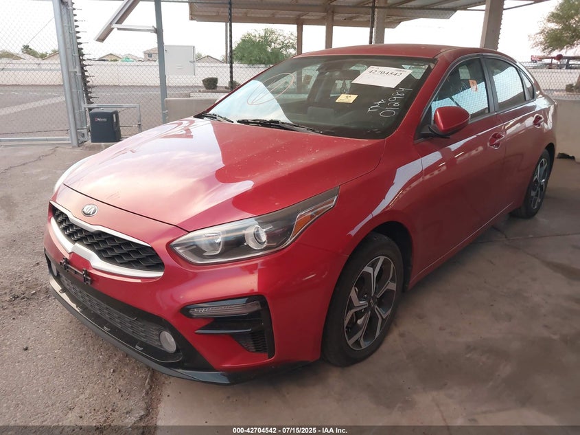 Vin: 3kpf24ad6ke012984, lot: 43197714, kia forte lxs 20192