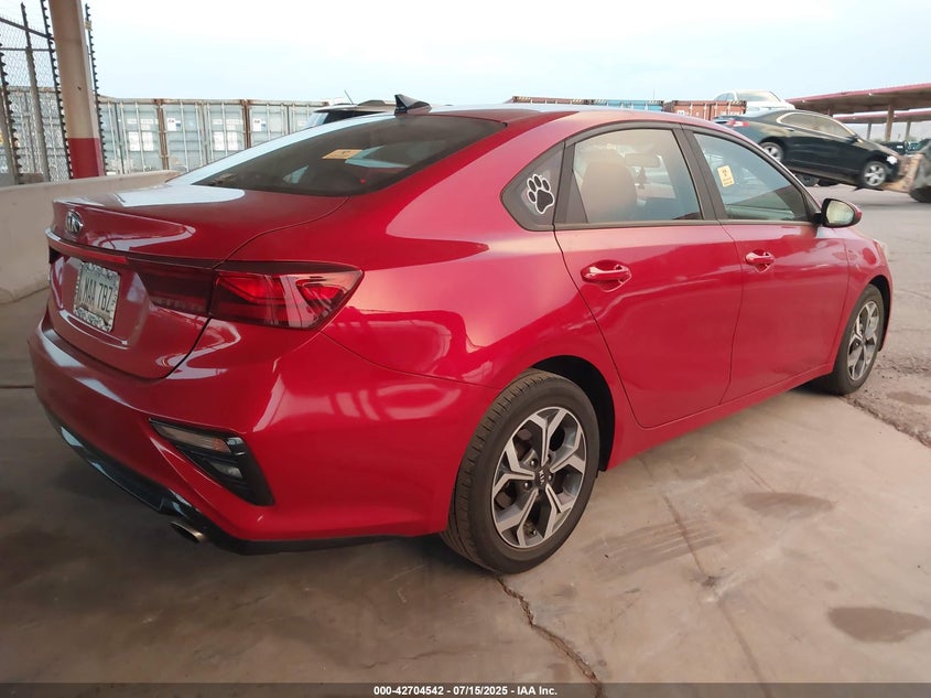 Vin: 3kpf24ad6ke012984, lot: 43197714, kia forte lxs 20194