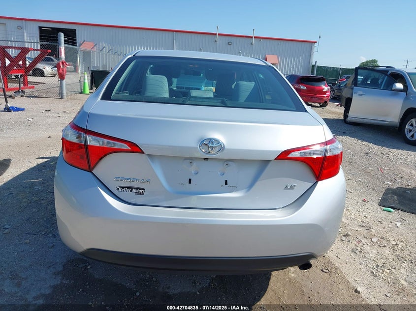 2016 TOYOTA COROLLA LE - 2T1BURHE0GC521818