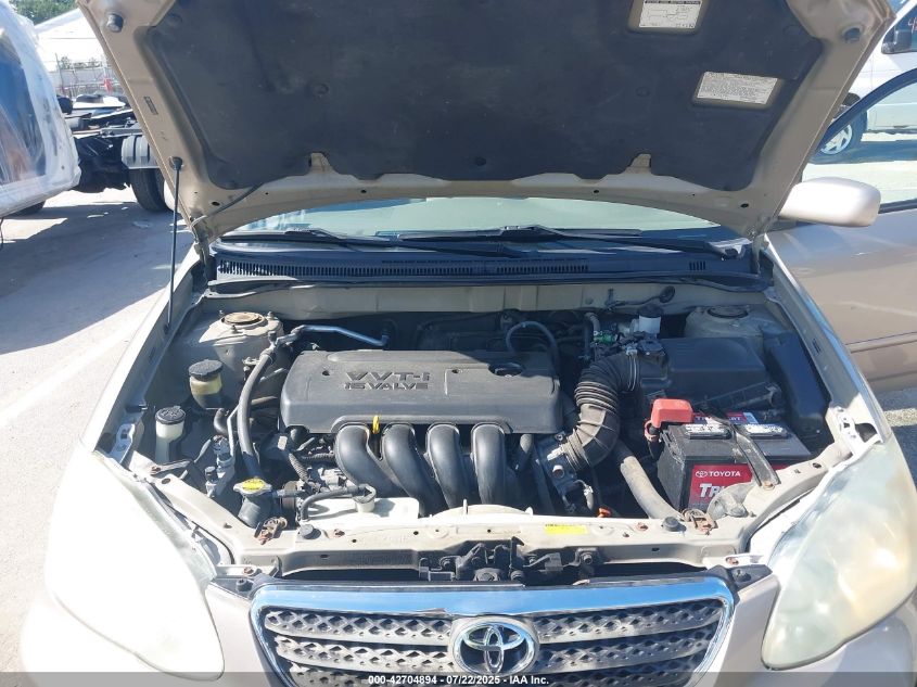 2005 Toyota Corolla Le VIN: 2T1BR32EX5C458568 Lot: 42704894