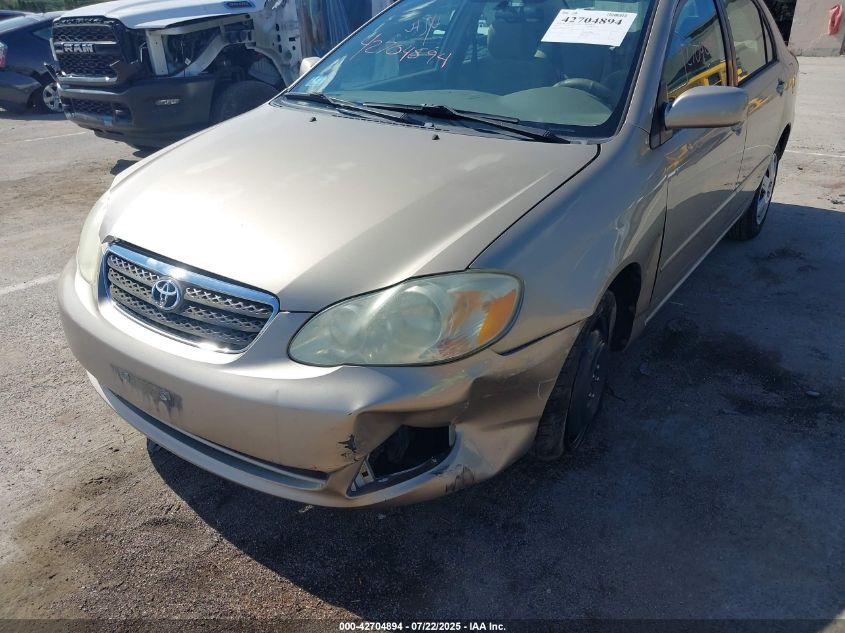 2005 Toyota Corolla Le VIN: 2T1BR32EX5C458568 Lot: 42704894