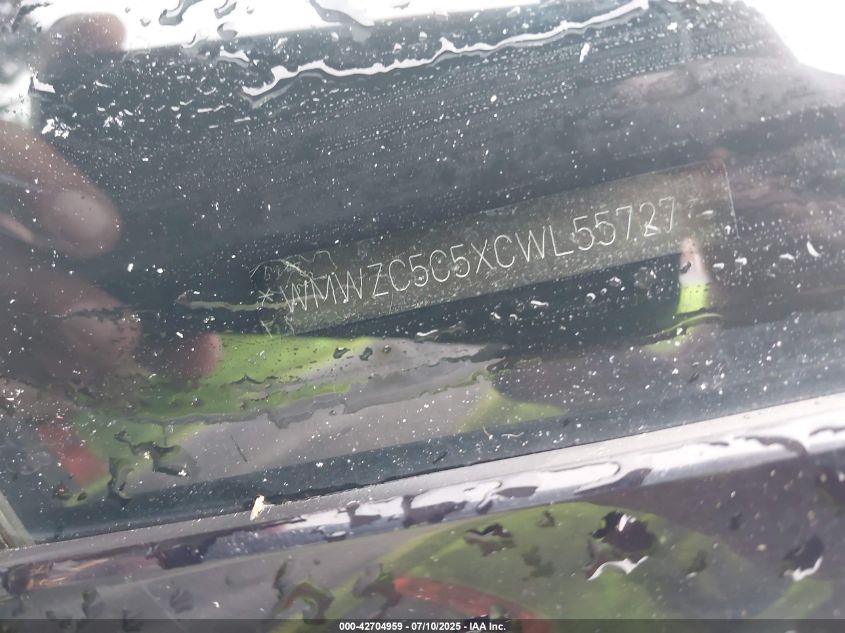 2012 Mini Cooper S Countryman VIN: WMWZC5C5XCWL55727 Lot: 42704959