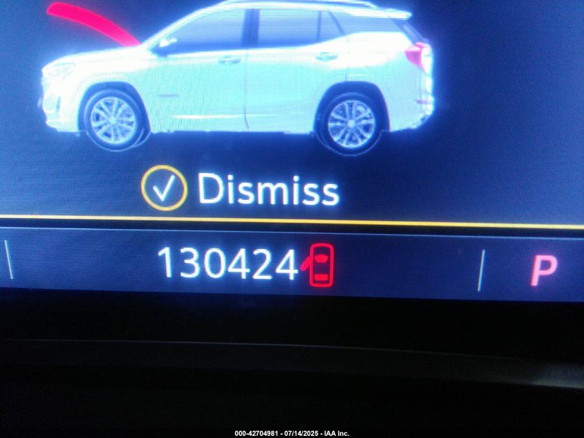 2019 GMC Terrain Slt VIN: 3GKALVEX7KL267984 Lot: 42704981