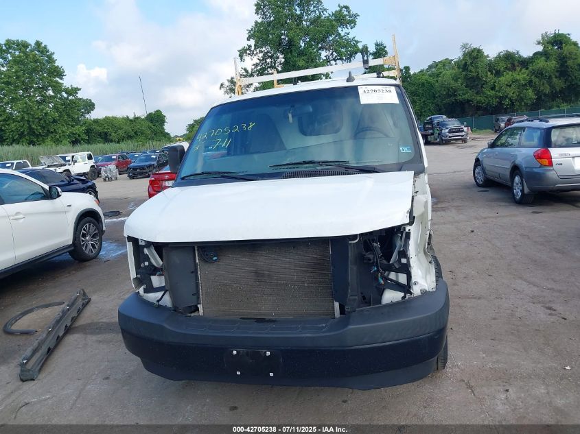 2018 Chevrolet Express 2500 Work Van VIN: 1GCWGAFPXJ1283731 Lot: 42705238