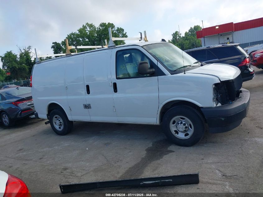 2018 Chevrolet Express 2500 Work Van VIN: 1GCWGAFPXJ1283731 Lot: 42705238