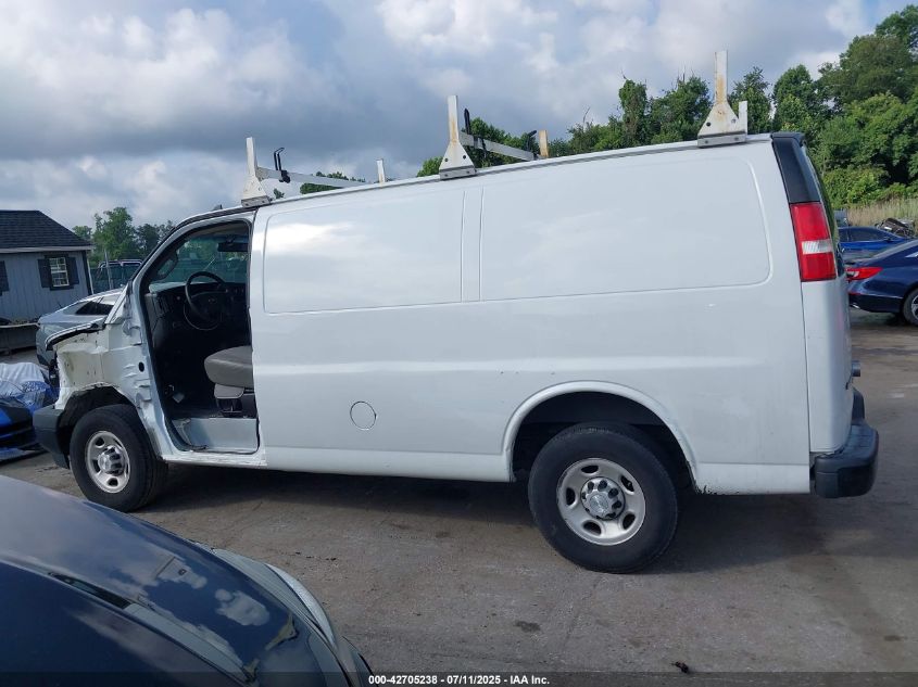 2018 Chevrolet Express 2500 Work Van VIN: 1GCWGAFPXJ1283731 Lot: 42705238