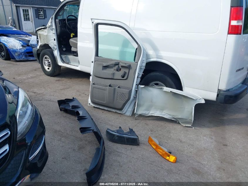 2018 Chevrolet Express 2500 Work Van VIN: 1GCWGAFPXJ1283731 Lot: 42705238