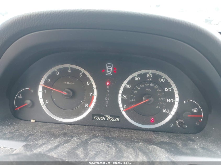 2009 HONDA ACCORD VIN: 1HGCP26889A096454