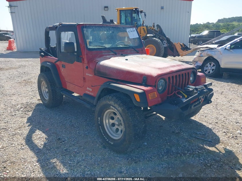 1J4FA39S74P771799 2004 Jeep Wrangler X auction photo 1