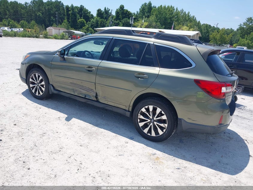 2015 SUBARU OUTBACK 2.5I LIMITED - 4S4BSBNC2F3351450