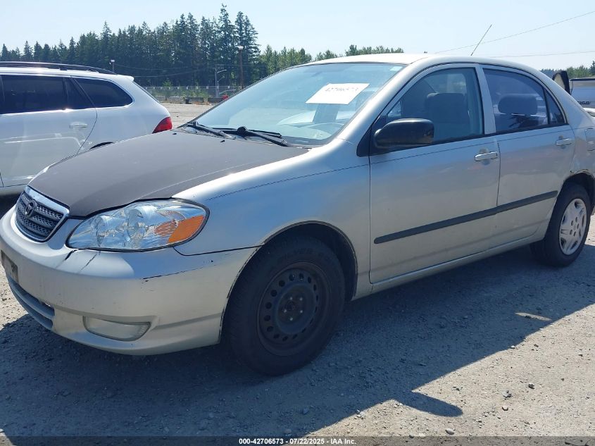 2003 Toyota Corolla Ce VIN: 1NXBR32E43Z031768 Lot: 42706573