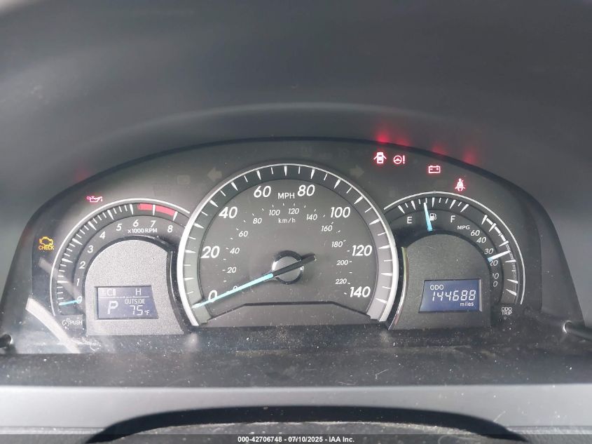 2012 Toyota Camry Le VIN: 4T4BF1FK4CR220942 Lot: 42706748